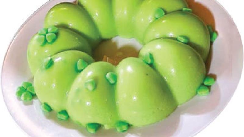 طرز تهیه دسر طالبی با ژله و خامه