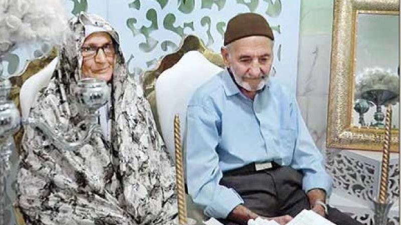 حرف های بامزه تازه داماد 80 ساله که با عروس 70 ساله ازدواج کرد