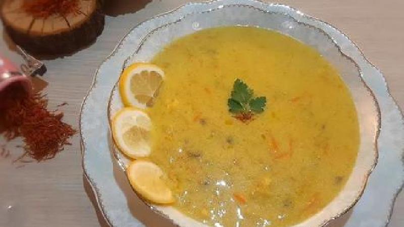 طرز تهیه سوپ زعفرانی رستورانی به شیوه تبریزی ها