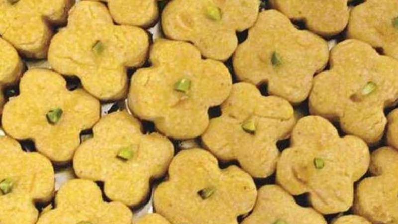 دستور تهیه شیرینی نخودچی خانگی بدون فر