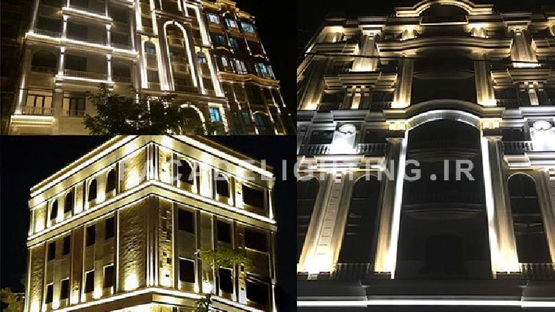 3 ایده برای اجرای نورپردازی نمای ساختمان های لوکس