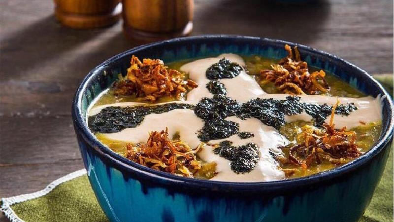 طرز تهیه آش شله قلمکار رستورانی در خانه