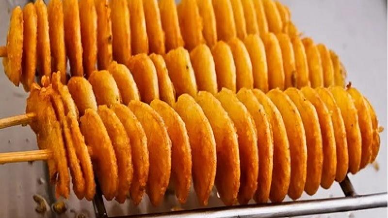 طرز تهیه سیب زمینی فنری چگونه است