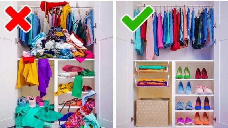 رازهای نظم دادن به کمد لباس در ۵ مرحله