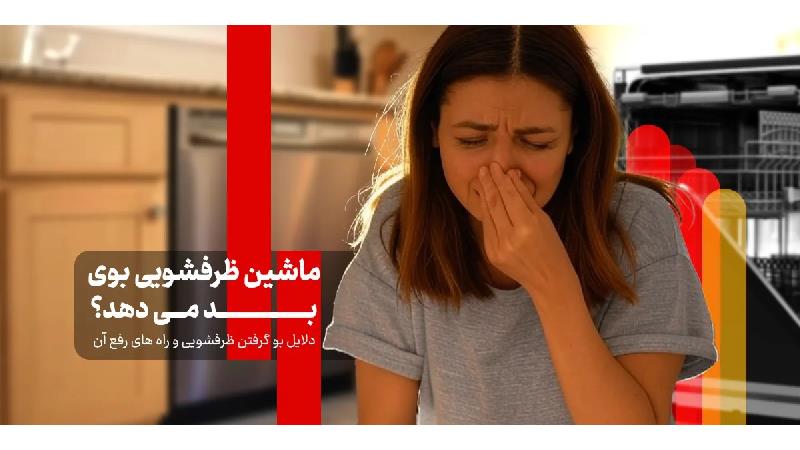 ماشین ظرفشویی بوی بد می دهد؟ دلایل بو گرفتن ظرفشویی و راه های رفع آن