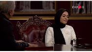 فیلم گفت‌وگوی نشاط جهانداری دومین زن خلبان ایران با مهران مدیری در برنامه دورهمی