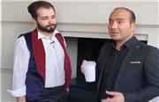 ویدیوی دیدنی از حسن ریوندی و دوست شعبده بازش
