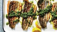 طرز تهیه کامل ماهی قزل آلای کبابی روی گاز