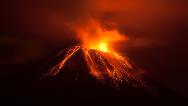 فیلمی شگفت انگیز از فوران آتشفشان