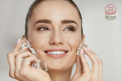  یخ، کمک به کاهش التهاب پوست